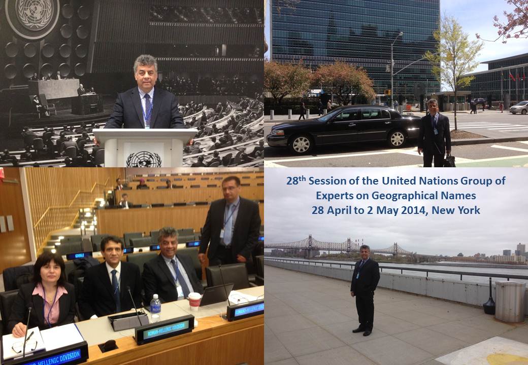 28th Session of United Nations Group of Experts on Geographical Names (UNGEGN), 28th April - 2nd May 2014, New York